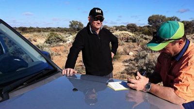 Okapi Resources (ASX:OKR) - Non Executive Chairman, Rhoderick Grivas (left)